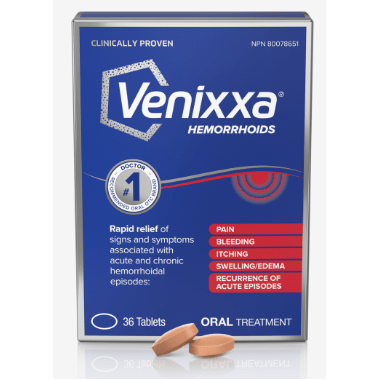 Venixxa for Hemorrhoids 36 Tablets - YesWellness.com