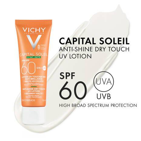 Vichy Capital Soleil Anti-Shine Dry Touch UV Lotion SPF 60 - 50mL