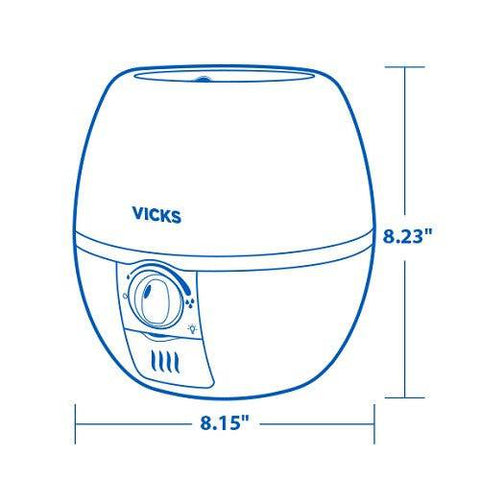 Vicks 3-in-1 SleepyTime Humidifier - YesWellness.com