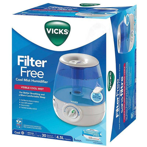 Vicks Filter-Free Cool Mist Humidifier 4.5L