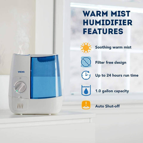 Vicks WarmMist Humidifier - YesWellness.com