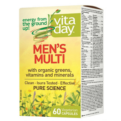 VitaDay Men's Multi 60 veg capsules - YesWellness.com