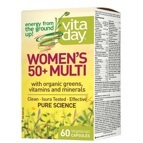 VItaDay Women's 50 Multi 60 veg capsules - YesWellness.com