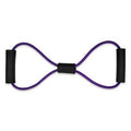 Vital Therapy 8 Shape Chest Muscle Silicone Stretch Elastic Fitness Bands - Purple - YesWellness.com