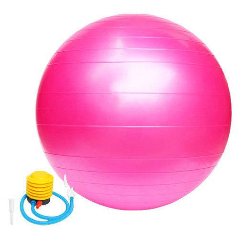 Vital Therapy Anti-Burst PVC Fitness Yoga Ball 65 cm - Pink - YesWellness.com