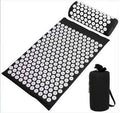 Vital Therapy ECO Therapeutic Massage Natural Acupressure Health Mat and Pillow Set - Black - YesWellness.com