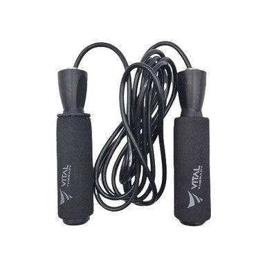 Vital Therapy Fitness Skipping Speed Jump Rope - Black - YesWellness.com