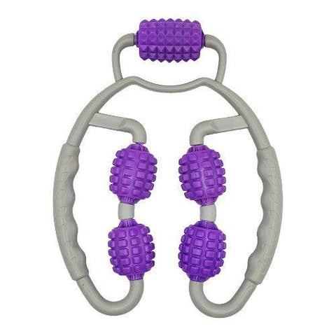 Vital Therapy Roller Massage Tool for Legs, Arms, Back, and Neck - Purple - YesWellness.com