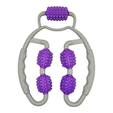 Vital Therapy Roller Massage Tool for Legs, Arms, Back, and Neck - Purple - YesWellness.com