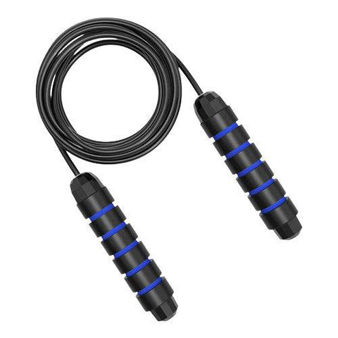 Vital Therapy Tangle-Free Length Adjustable Skipping Jump Rope - Blue - YesWellness.com