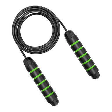 Vital Therapy Tangle-Free Length Adjustable Skipping Jump Rope - Green - YesWellness.com