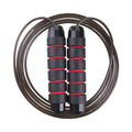 Vital Therapy Tangle-Free Length Adjustable Skipping Jump Rope - Red - YesWellness.com