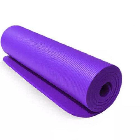 Vital Therapy Thick High Density Anti-Tear Yoga Mat - Purple - YesWellness.com