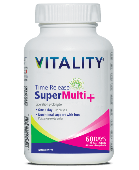 Expires January 2026 Clearance Vitality Time Release Super Multi+ 60 Tablets