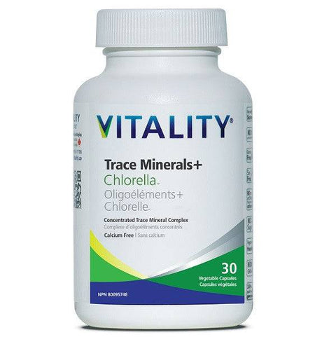 Vitality Trace Minerals + Chlorella (Calcium Free) - YesWellness.com