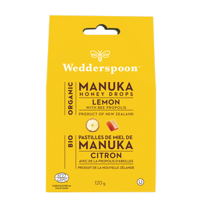 Wedderspoon Organic Manuka Honey Drops 120g - YesWellness.com