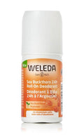 Expires June 2026 Clearance Weleda 24h Roll-On Deodorant - No Aluminium Salts 50ml - Seabuckthorn