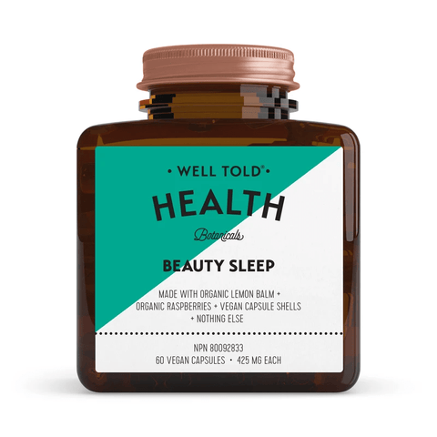 Well Told Health Beauty Sleep 425mg 60 Vegan Capsules - YesWellness.com