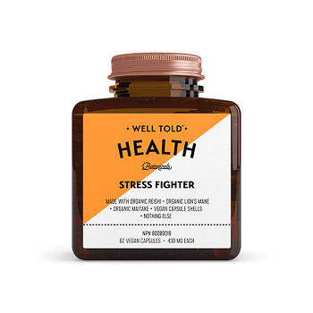 Well Told Health Stress Fighter 62 Vegan Capsules - YesWellness.com