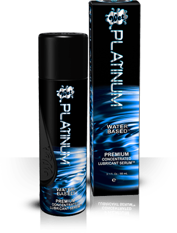 Wet Platinum Water-Based Premium Concentrated Lubricant Serum 93mL - YesWellness.com