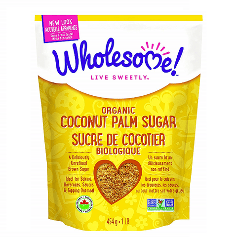 Wholesome Sweeteners Organic Coconut Palm Sugar 454 grams - YesWellness.com