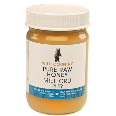 Wild Country Pure Raw Honey 500g - YesWellness.com