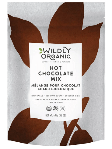 Wildly Organic by Wilderness Family Naturals Hot Chocolate Mix 454g - YesWellness.com