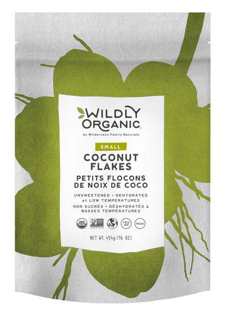 Wildly Organic Dehydrated Small Coconut Flakes Unsweetened 454 grams - YesWellness.com