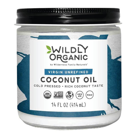 Wildly Organic Virgin Unrefined Cold Pressed Coconut Oil - YesWellness.com