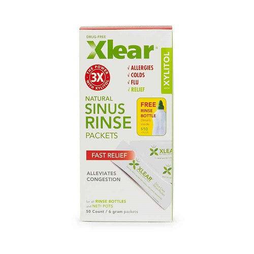Caring Rinse Xlear Sinus Care Rinse Packets 50 Count