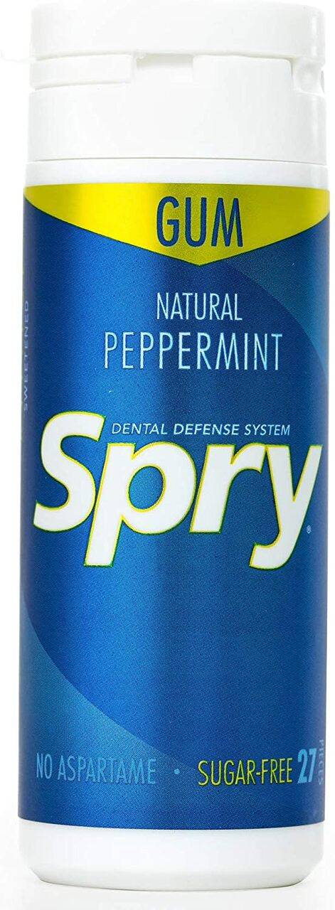 Xlear Candy Xlear Spry Sugar-Free Xylitol Chewing Gum Peppermint