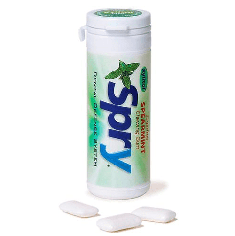 Xlear Spry Sugar-Free Xylitol Chewing Gum Spearmint - YesWellness.com