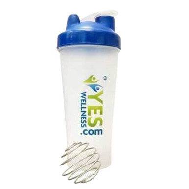 Yes Wellness Shaker Bottle 24 oz Blue - YesWellness.com