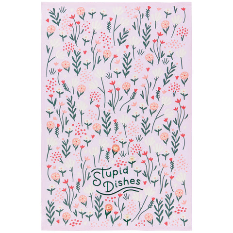 Danica Jubilee Stupid Dishes Dishtowel
