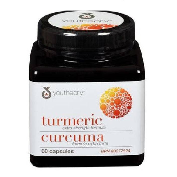 Youtheory Turmeric Extra Strength 60 Veggie Capsules