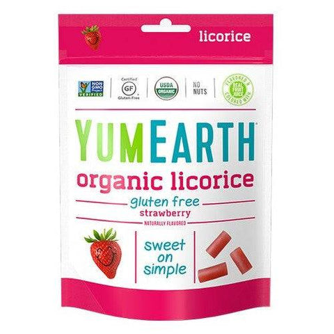 YumEarth Vegan Licorice - Strawberry 142 g - YesWellness.com