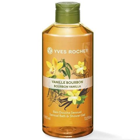 Yves Rocher Bath & Shower Gel Bourbon Vanilla 400mL - YesWellness.com