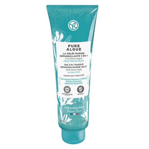 Yves Rocher Pure Algue The 3 in 1 Makeup Removing Marine Jelly 150mL - YesWellness.com