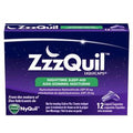 Expires April 2026 Clearance ZZZQuil Nighttime Liquidcaps Sleep-Aid - 12 Liquid Capsules