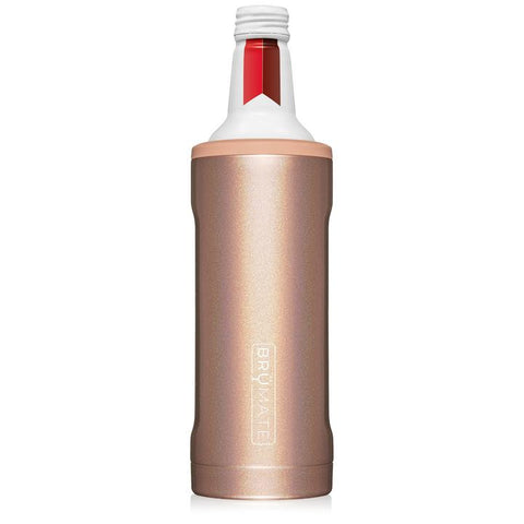 BrüMate Hopsulator Twist for 16oz Aluminum Bottles - Glitter Rose Gold | 748613304343