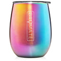 BruMate Uncork'D XL Wine Tumbler 14oz - Rainbow Titanium | 748613301847