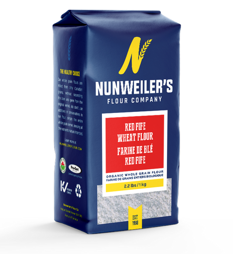 Nunweiler's Flour Company Organic Whole Grain Red Fife Wheat Flour 1kg | 067785000540