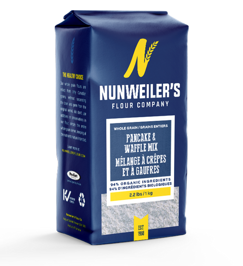 Nunweiler's Flour Company Whole Grain Pancake & Waffle Mix 1kg | 067785010044