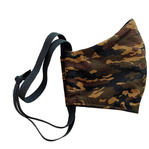 Ortho Active Cloth Face Masks for Adults - 2-Pack | Brown Camo