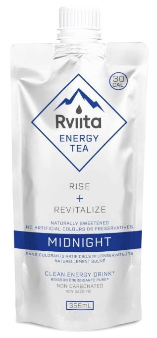 Rviita Energy Tea Rise + Revitalize Midnight Clean Energy Drink 355mL | 627987111880