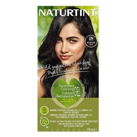 Naturtint Permanent Hair Color Ammonia Free 2N Brown Black 170ml | 661176011674
