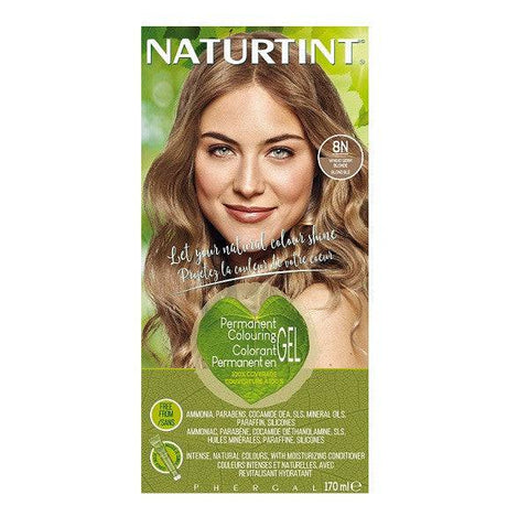 Naturtint Permanent Hair Color Ammonia Free 8N Wheat Germ Blonde 170ml | 661176011735