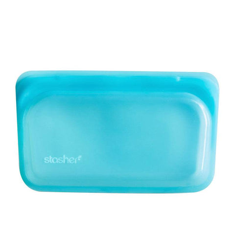 Stasher Reusable Snack Bag  294mL - Aqua | 816990012783