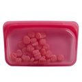 Stasher Reusable Snack Bag  294mL - Raspberry | 816990012806